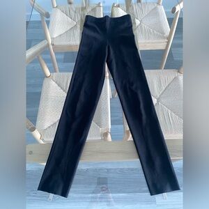 Sonia Rykiel Black Knit Leggings with Zippers